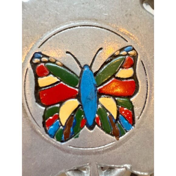 Pewtarex Butterfly Trivet Hand-Painted Aluminum Alloy trivet - Picture 2 of 6